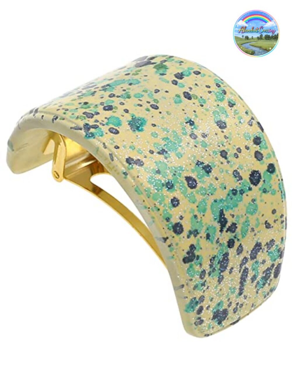 French Hair Barrette Ponytail Holder for Fine Long Hair Strong Hold Grip